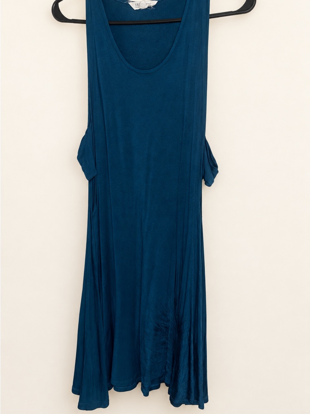 American Eagle Outfitters Teal Scoop Neck Tank Dress